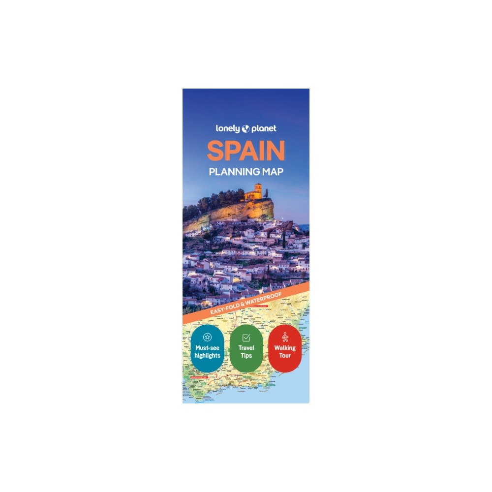 Lonely Planet Global Limited Lonely Planet Spain Planning Map