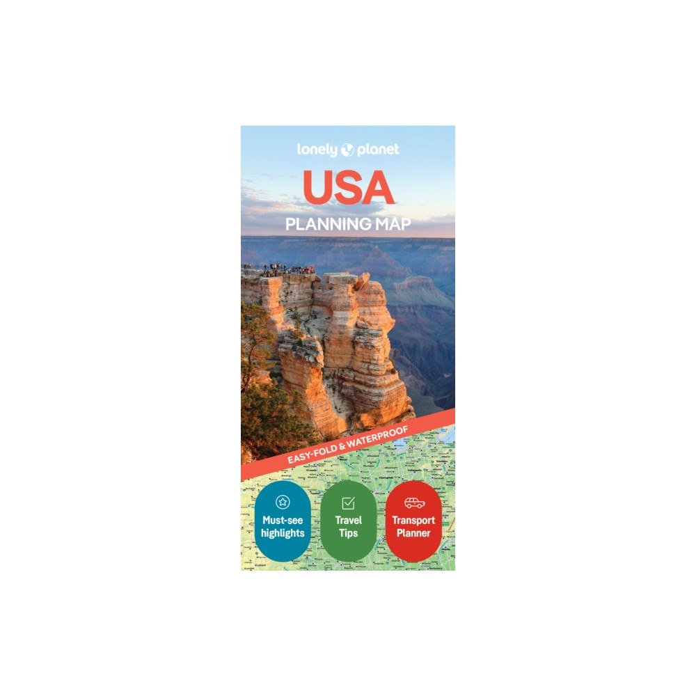 Lonely Planet Global Limited Lonely Planet USA Planning Map