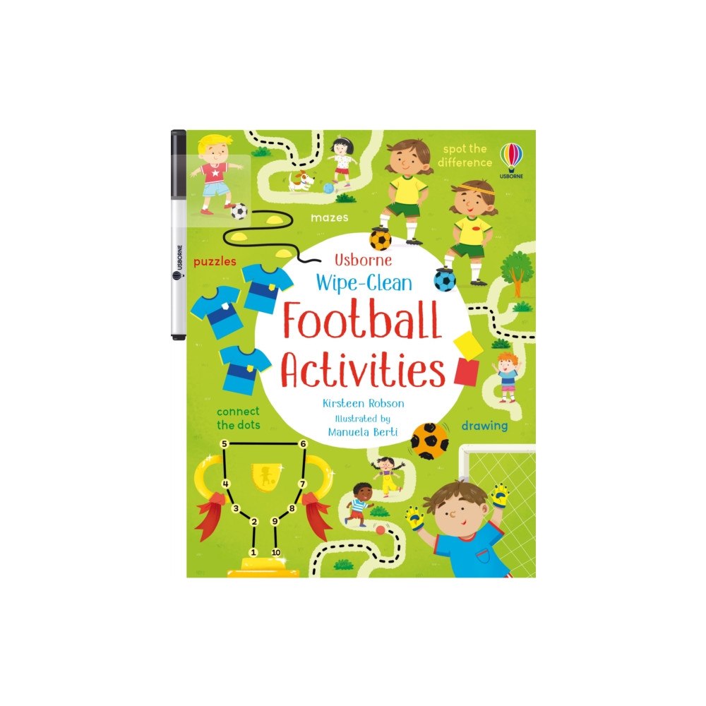 Usborne Publishing Ltd Wipe-Clean Football Activities (häftad, eng)