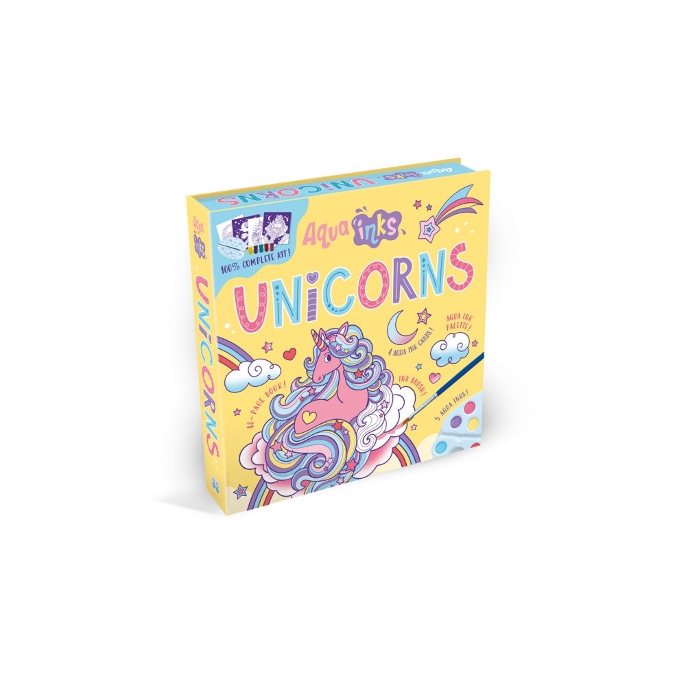 Gemini Books Group Ltd Aqua Inks Unicorns (häftad, eng)