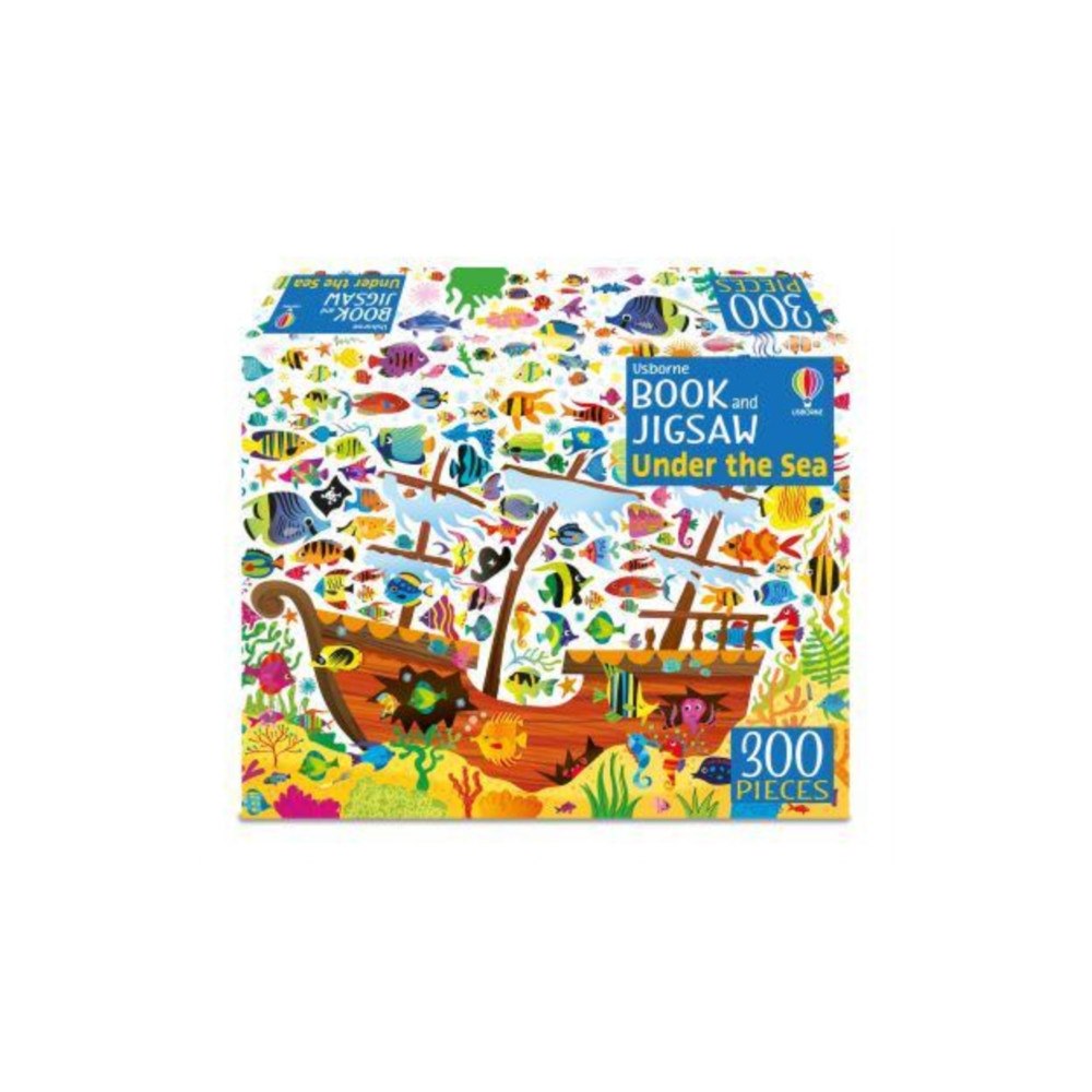 Usborne Publishing Ltd Book and Jigsaw Under the Sea (häftad, eng)