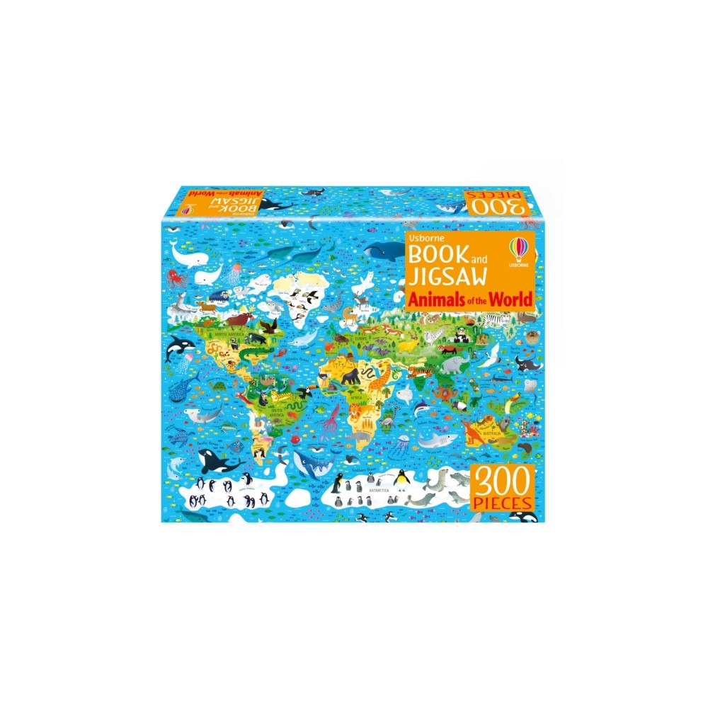Usborne Publishing Ltd Usborne Book and Jigsaw Animals of the World (häftad, eng)