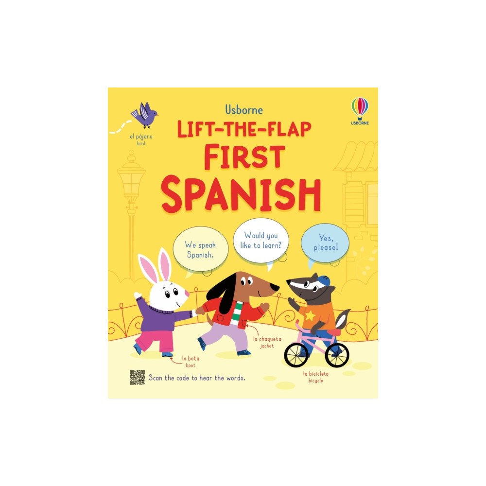 Usborne Publishing Ltd Lift-the-flap First Spanish (bok, board book, eng)