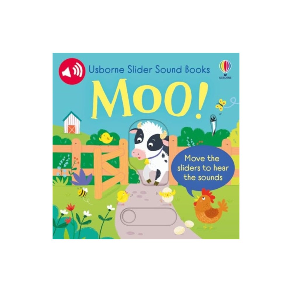 Usborne Publishing Ltd Slider Sound Books Moo! (bok, board book, eng)