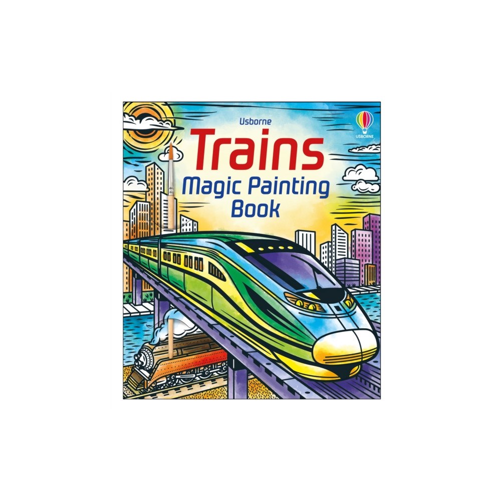 Usborne Publishing Ltd Trains Magic Painting Book (häftad, eng)
