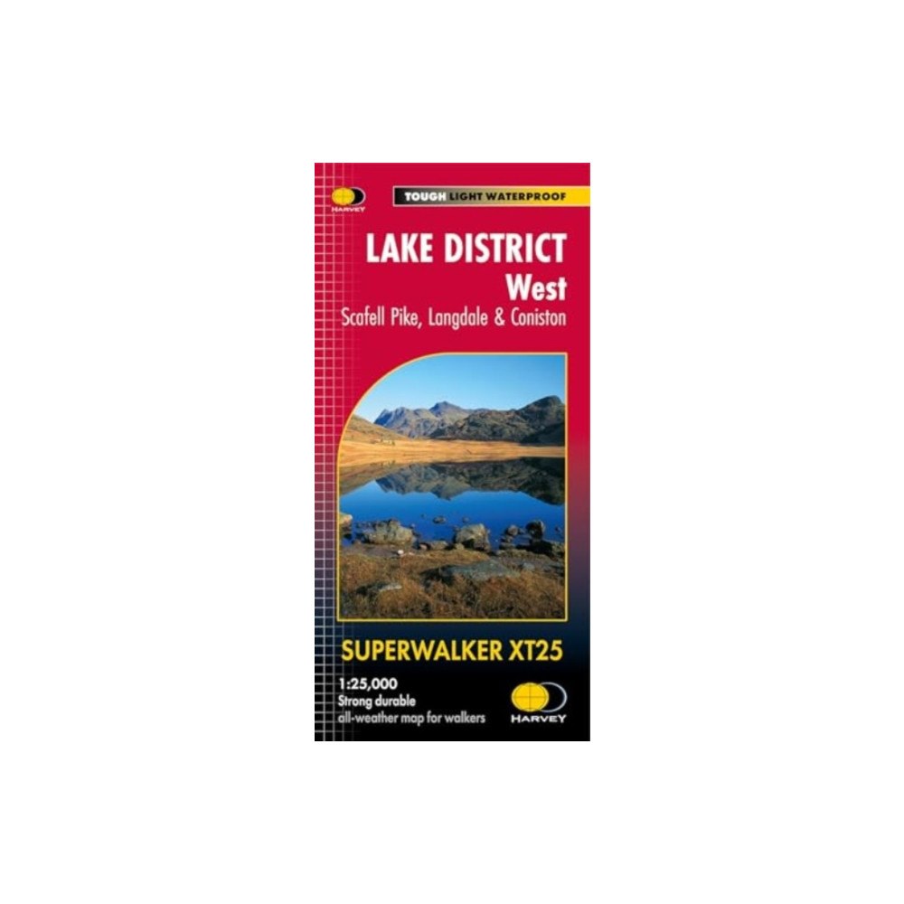 Harvey Map Services Ltd Lake District West