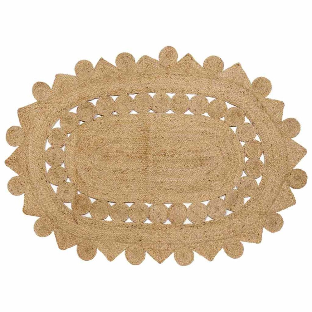 vidaXL Matta Beige 100 x 152 cm Jute