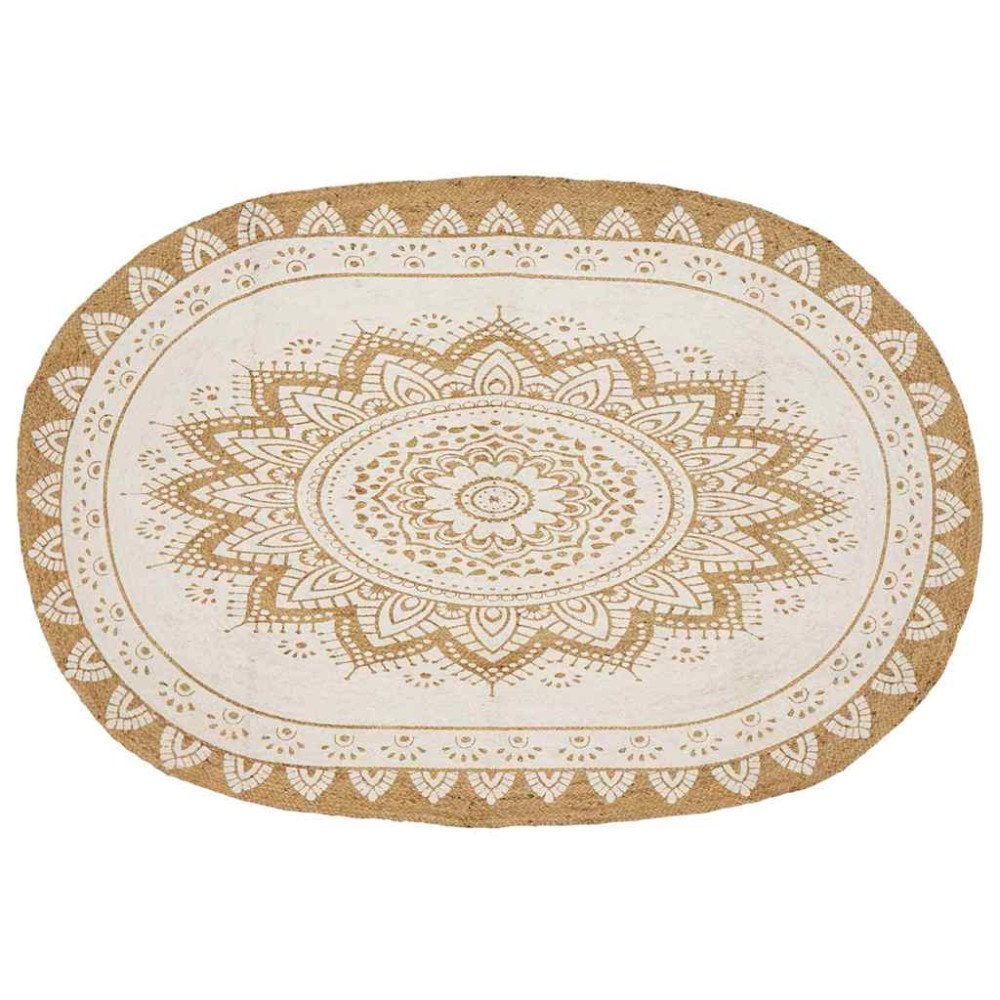 vidaXL Matta Brun 152 x 245 cm Jute