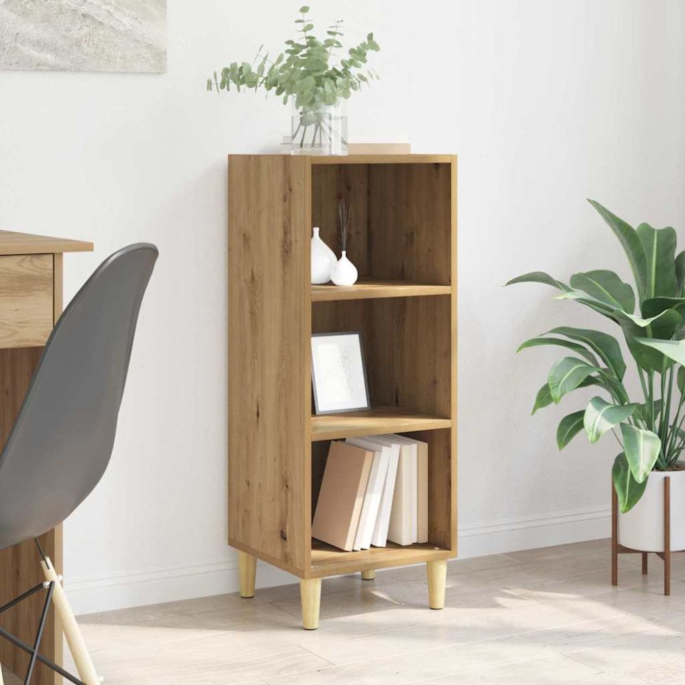 vidaXL Sideboard artisan ek 32,5 x 34,5 x 90 cm Konstruerat trä