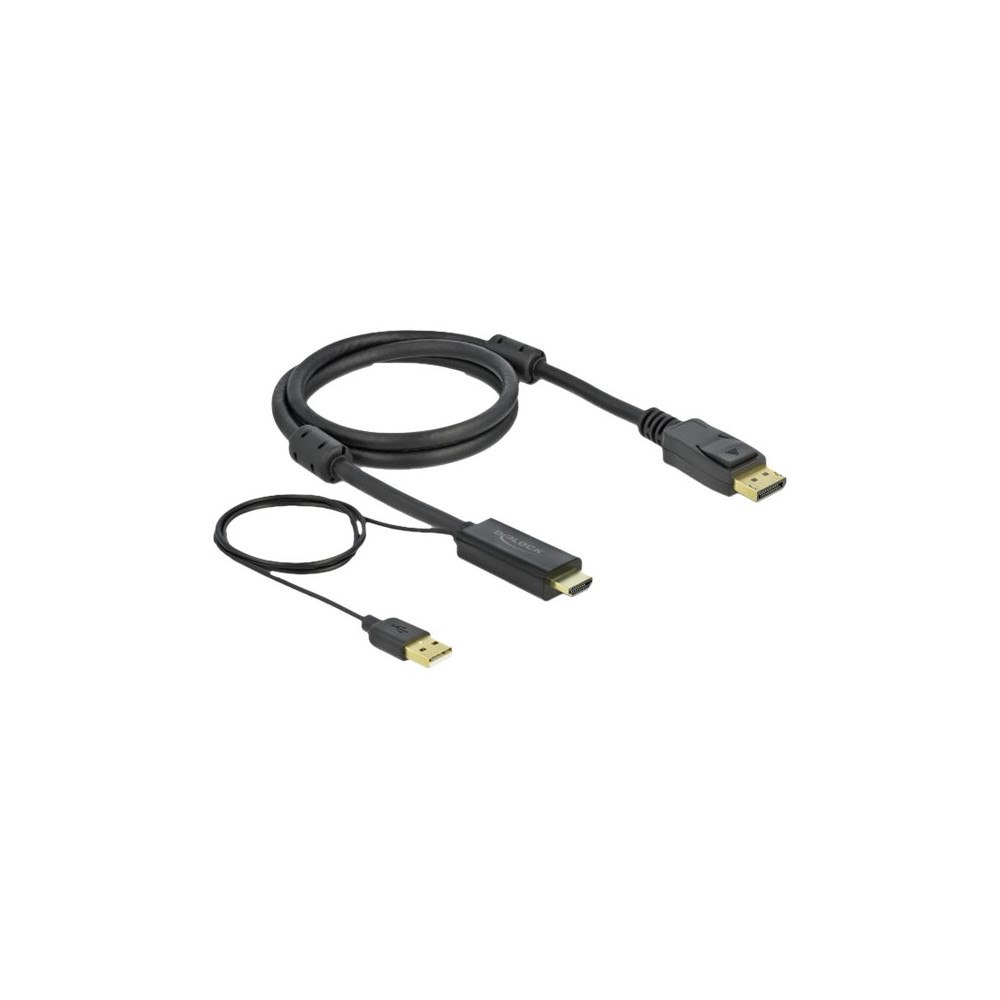 DeLOCK Delock kabel för video / ljud - DisplayPort / HDMI - 1 m