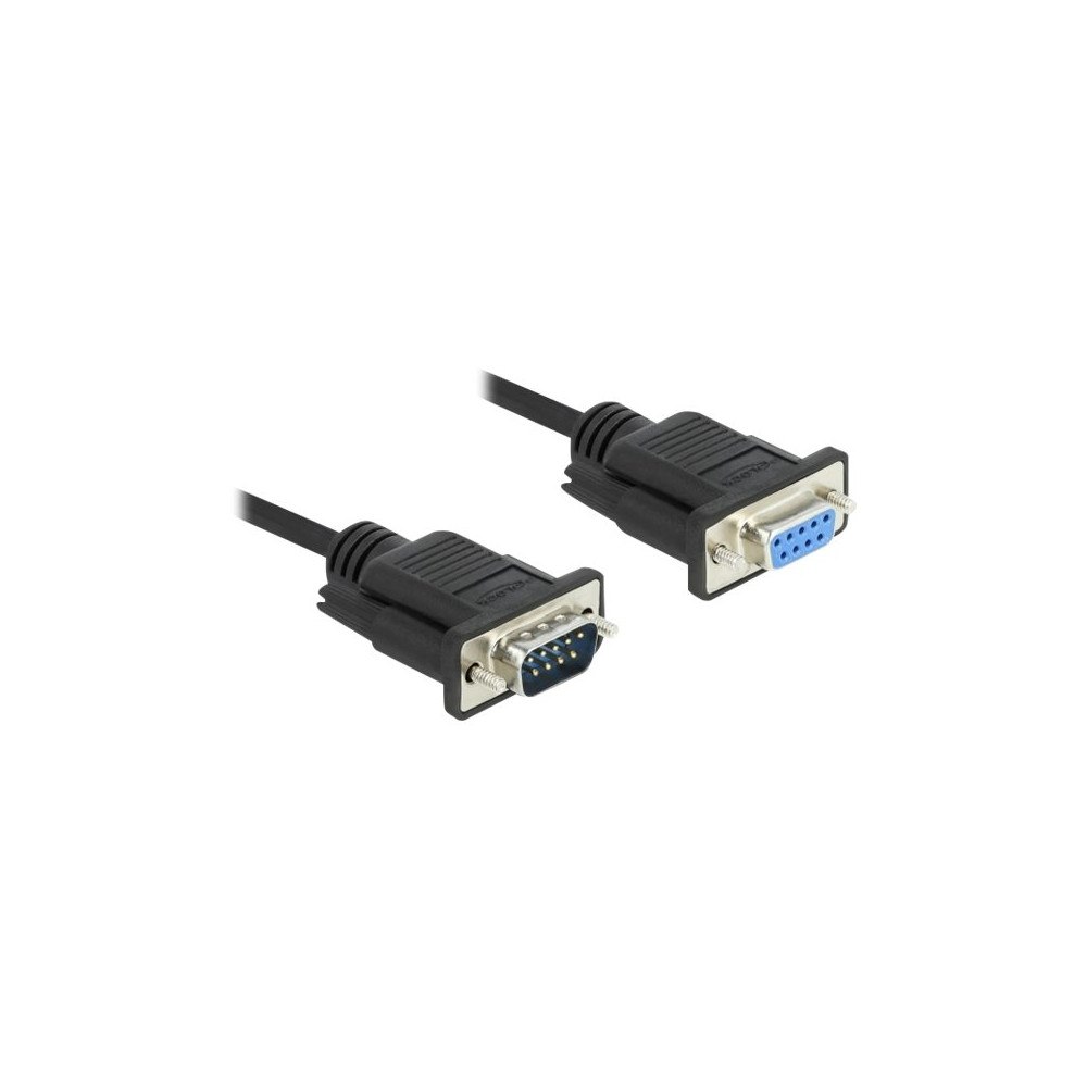 DeLOCK Delock - seriell förlängningskabel - DB-9 till DB-9 - 2 m