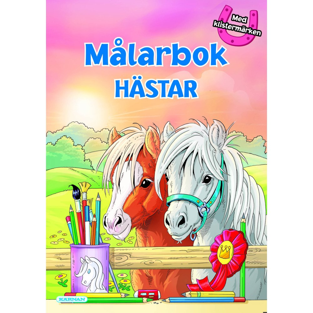 Egmont Story House Målarbok hästar (häftad)