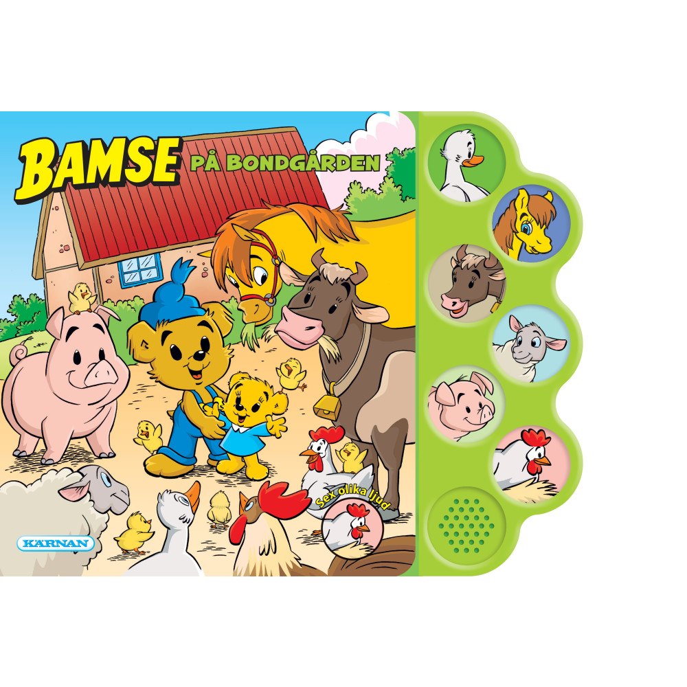 Joakim Gunnarsson Bamse på bondgården (bok, board book)