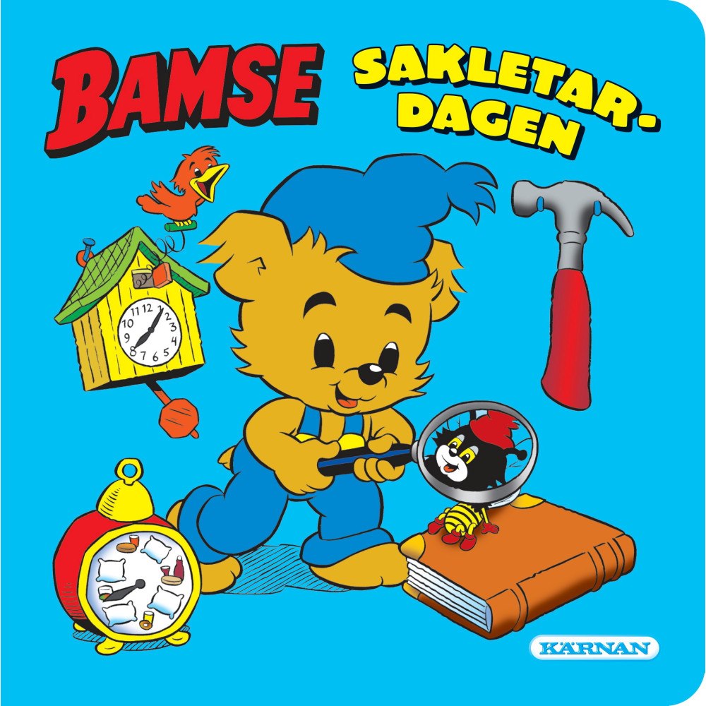 Jan Magnusson Bamse Sakletardagen (bok, board book)