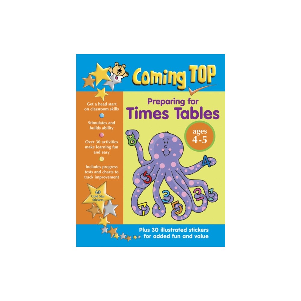 Anness publishing Coming Top: Preparing for Times Tables - Ages 4 - 5 (häftad, eng)