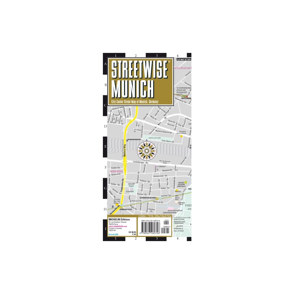 Michelin Editions Des Voyages Streetwise Edinburgh Map - Laminated City Center Street Map of Edinburgh, Scotland: City Plans