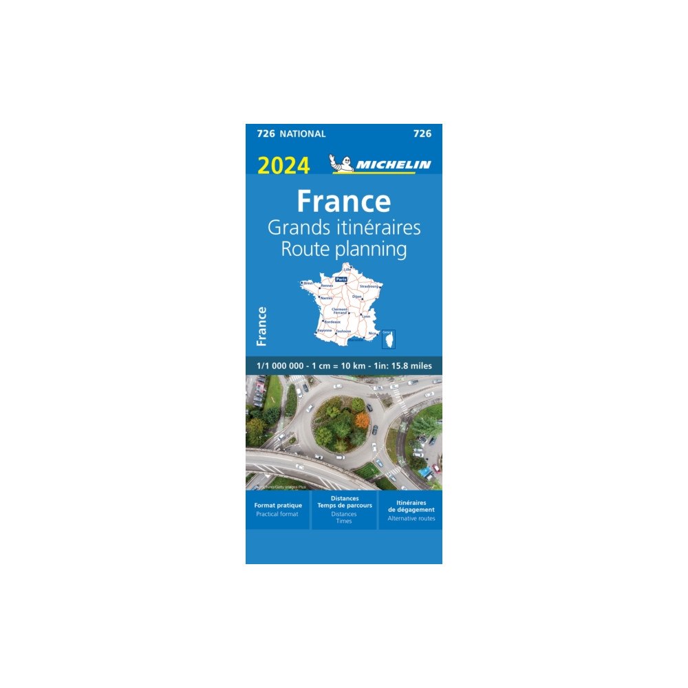 Michelin Editions Des Voyages France Route Planning 2024 - Michelin National Map 726