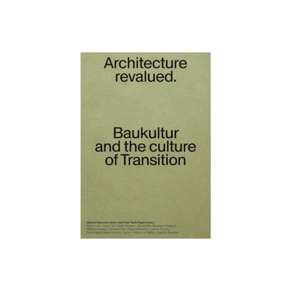Presses Polytechniques et Universitaires Romandes Baukultur (häftad, eng)