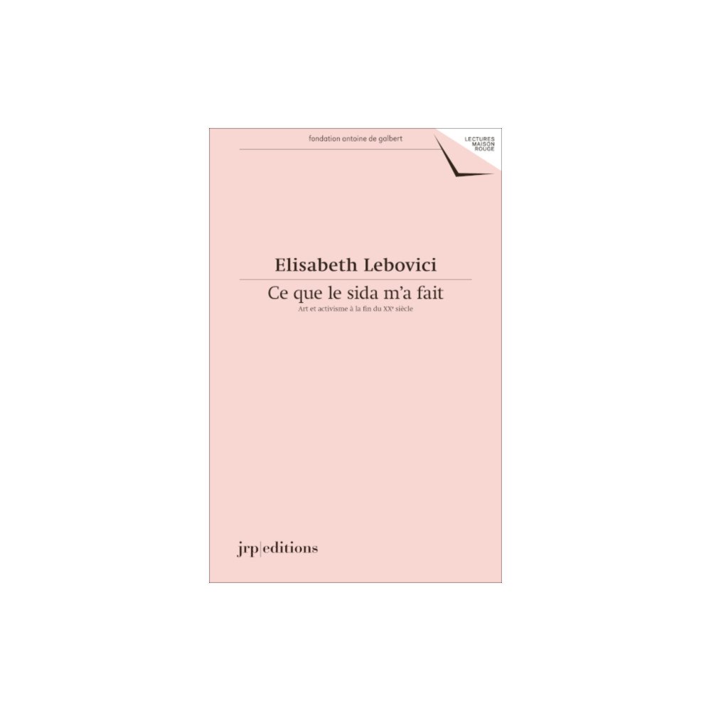 JRP Ringier Elisabeth Lebovici (häftad, fre)