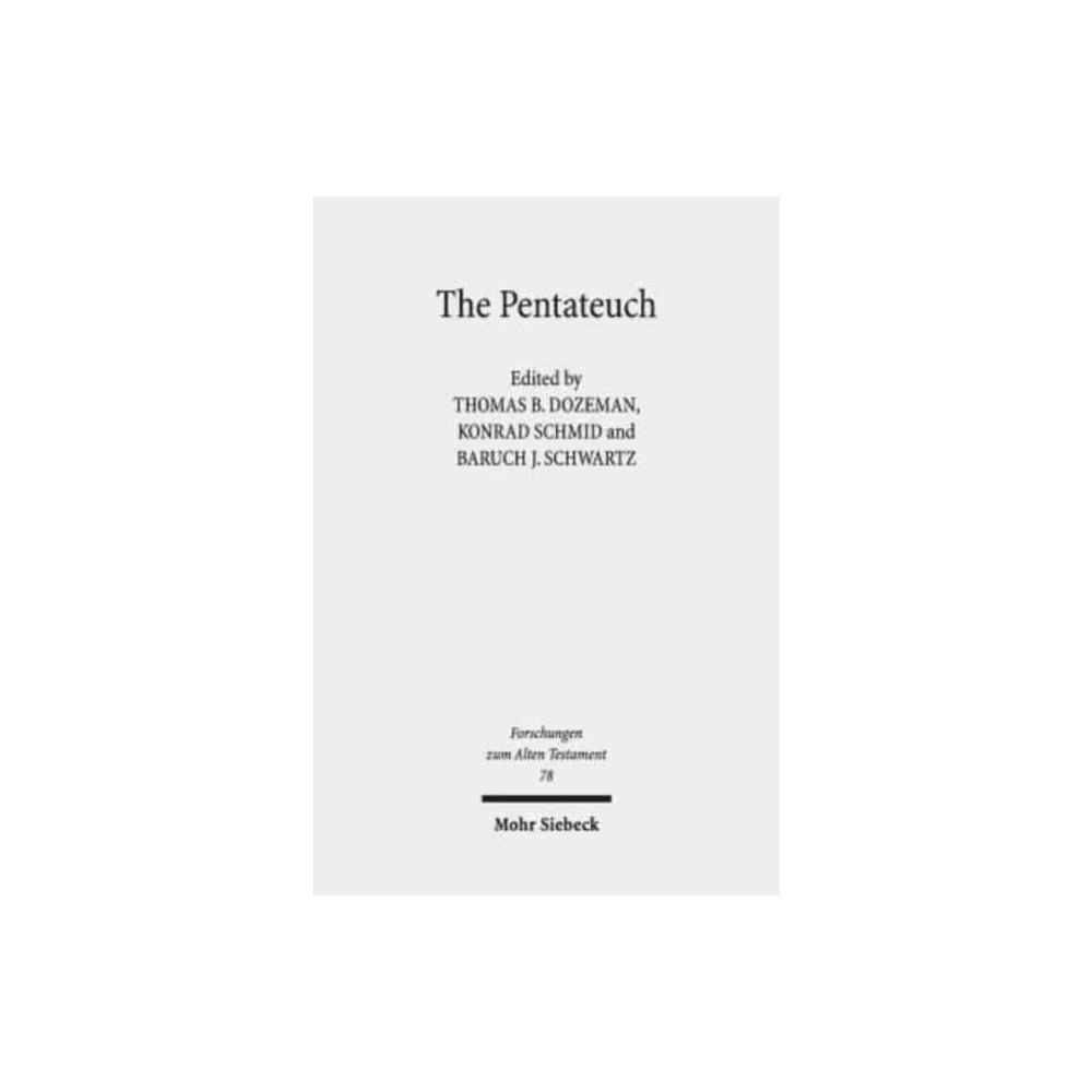 Mohr Siebeck The Pentateuch (häftad, eng)