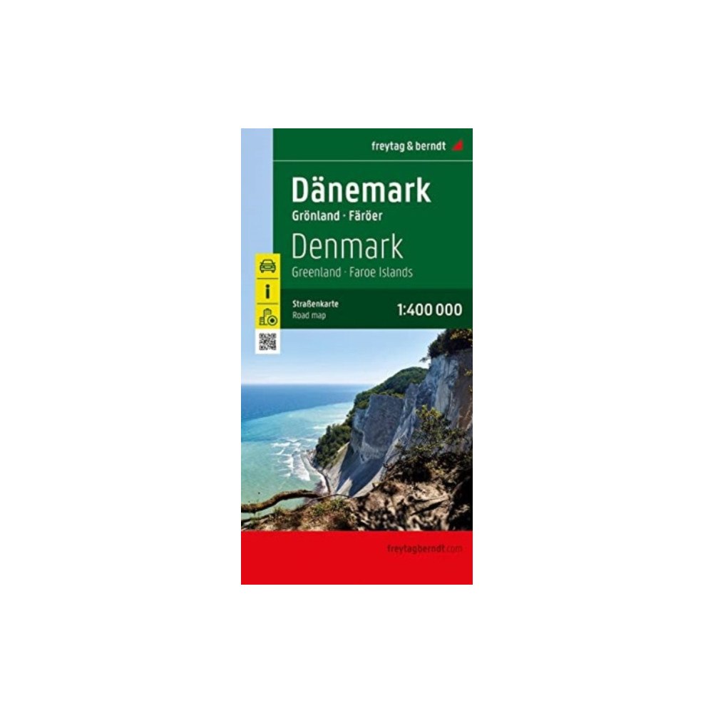 Freytag-Berndt Denmark - Greenland - Faroe Islands Road Map 1:400,000