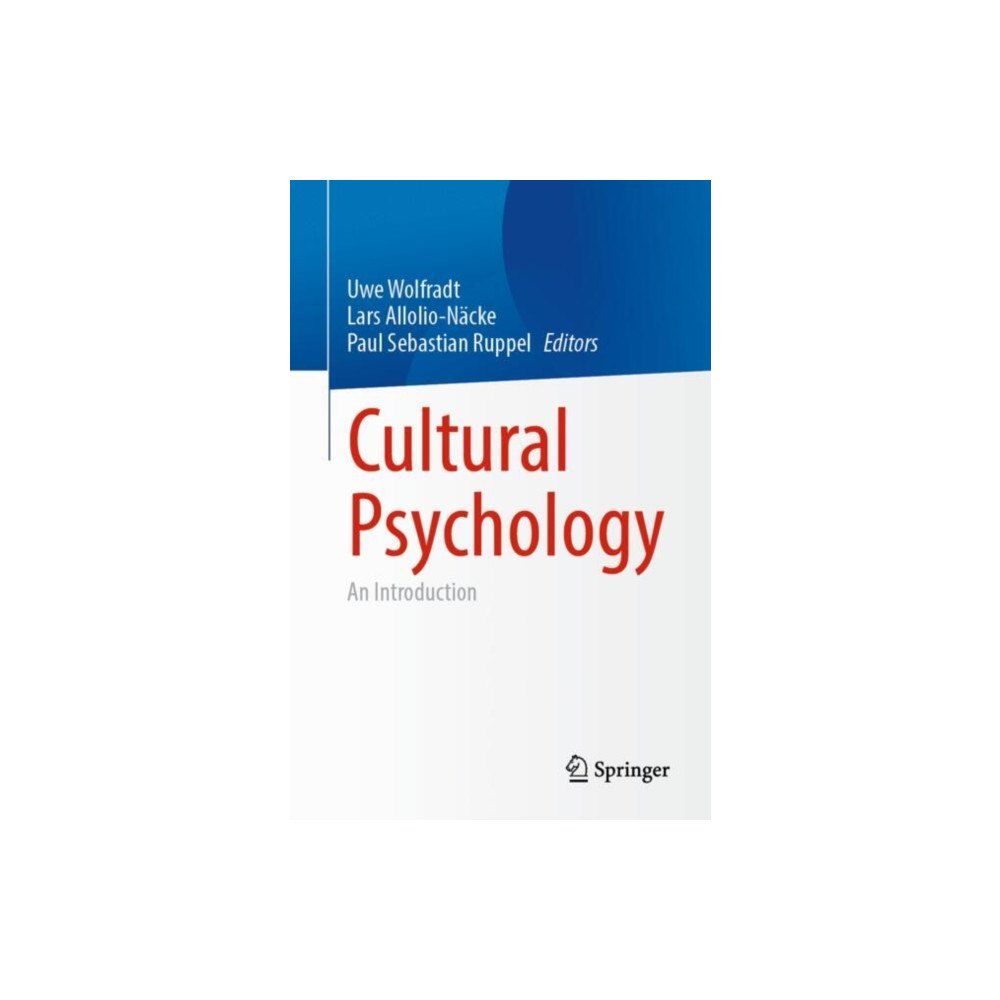SPRINGER Cultural Psychology (häftad, eng)