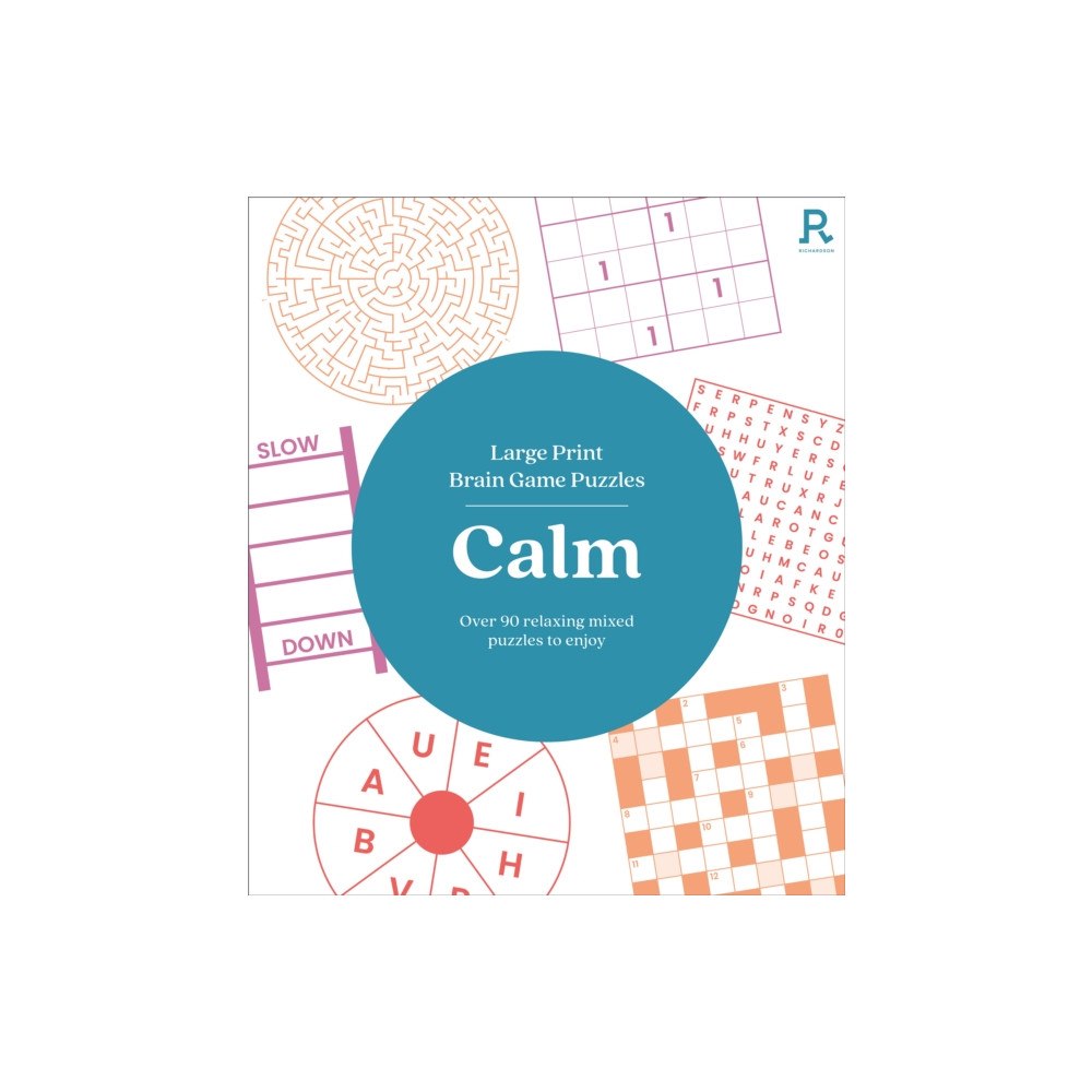 Richardson Publishing Large Print Brain Game Puzzles - Calm (häftad, eng)