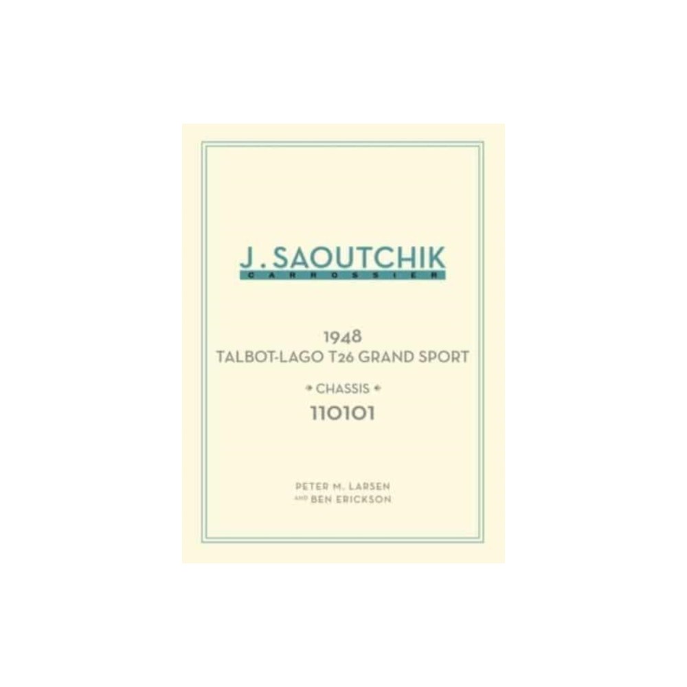 Dalton Watson Fine Books Jacques Saoutchik, Carrossier (inbunden, eng)