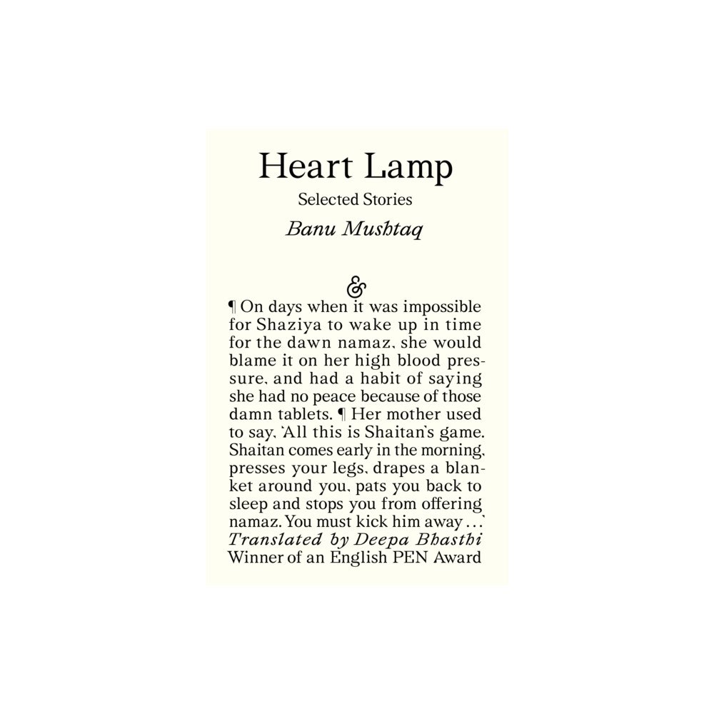 And Other Stories Heart Lamp: Winner of the 2025 International Booker Prize (häftad, eng)