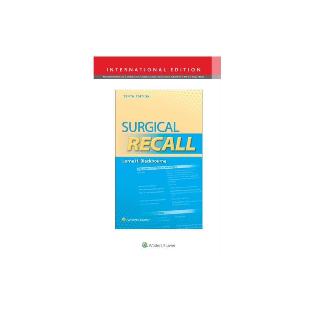 Wolters Kluwer Health Surgical Recall (häftad, eng)