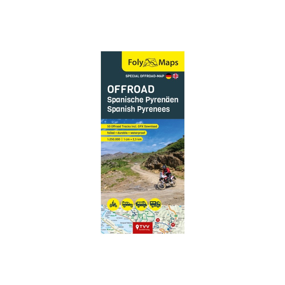 TVV Touristik-Verlag GmbH FolyMaps OFFROAD Spanish Pyrenees 1:250,000