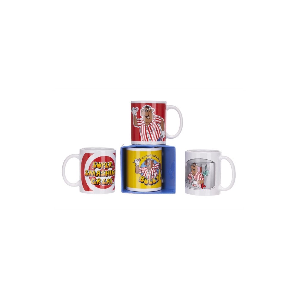 POSH PAWS INTERNATIONAL 11Oz Bullseye Mug With Gift Box 4 Asst