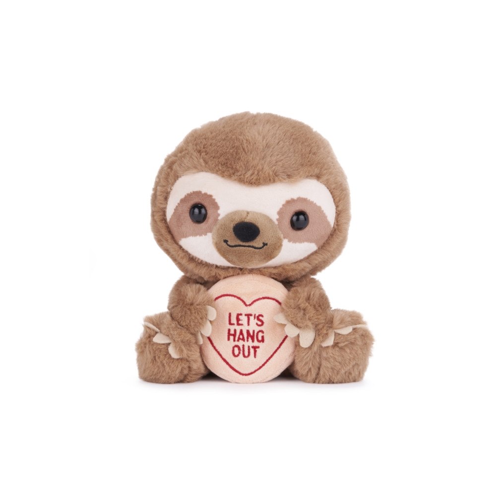 POSH PAWS INTERNATIONAL Love Hearts 7" Sloth - Hang Out Plush Gift