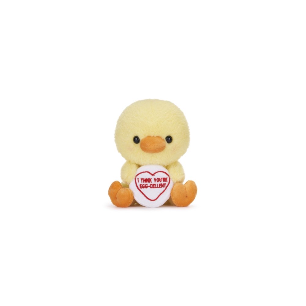 POSH PAWS INTERNATIONAL Love Hearts 7" Egg-Cellent Chick Plush Gift