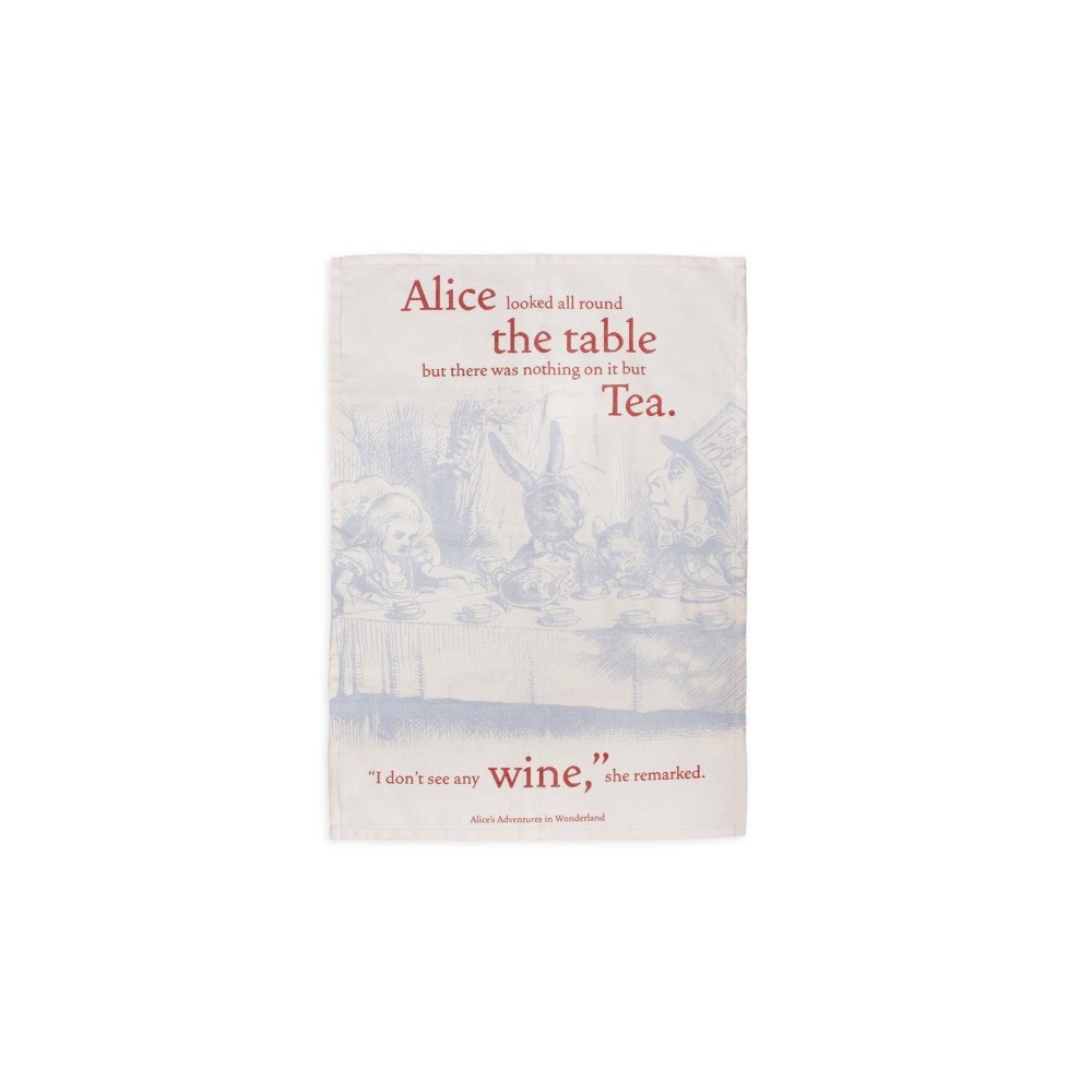 Half Moon Bay Tea Towel Recycled Cotton - Pulteney Press (Alice)