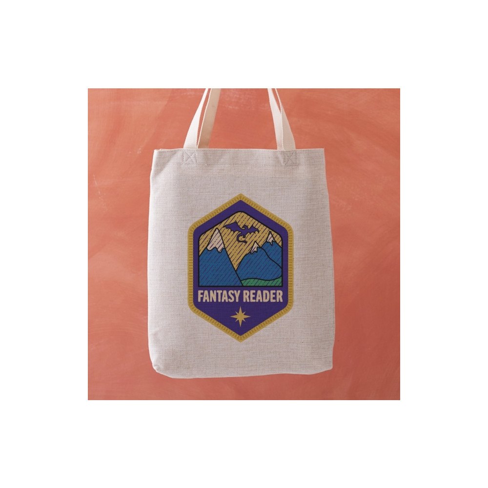 BOOKISHLY Fantasy Reader Tote Bag