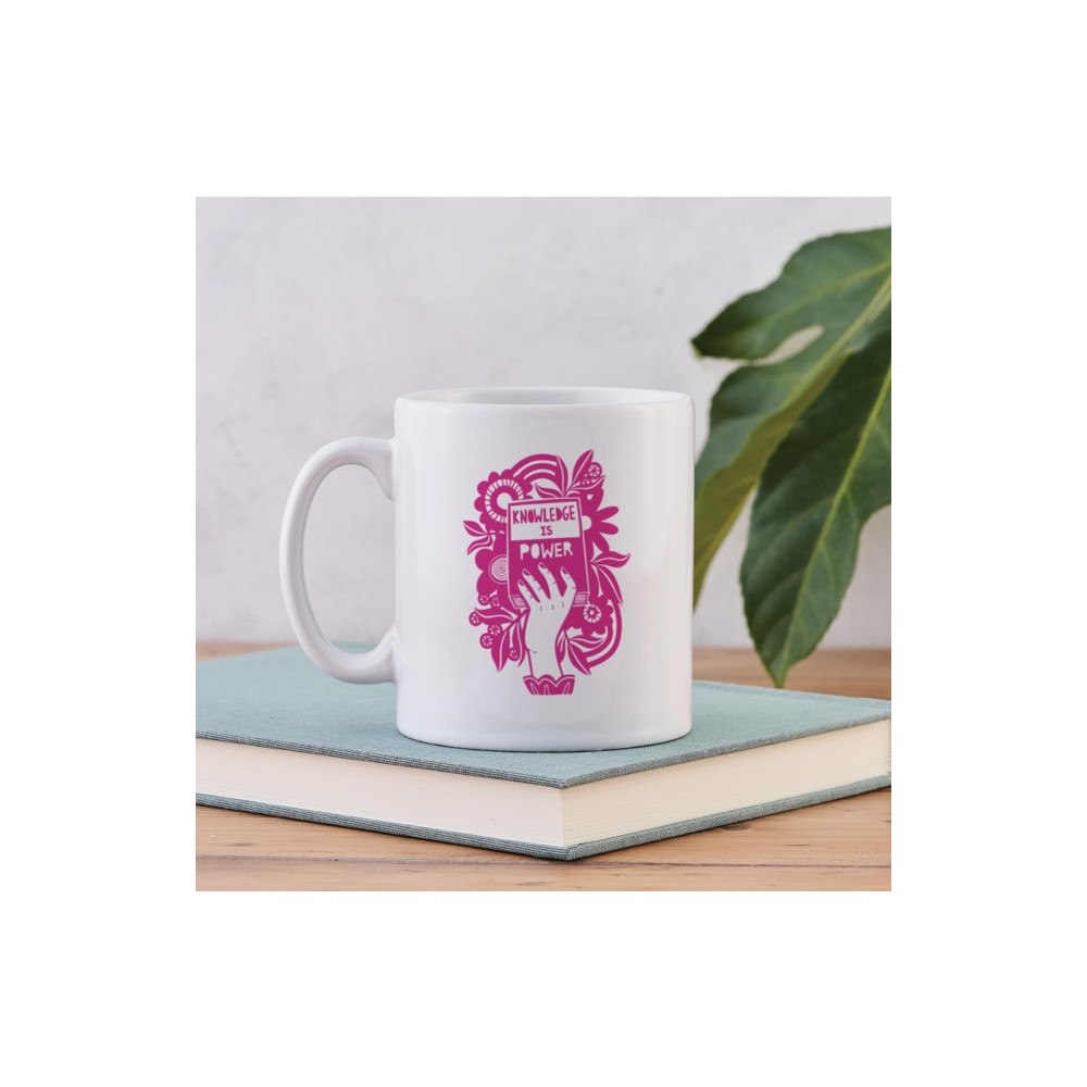 BOOKISHLY Knowledge is Power - Literary Mug
