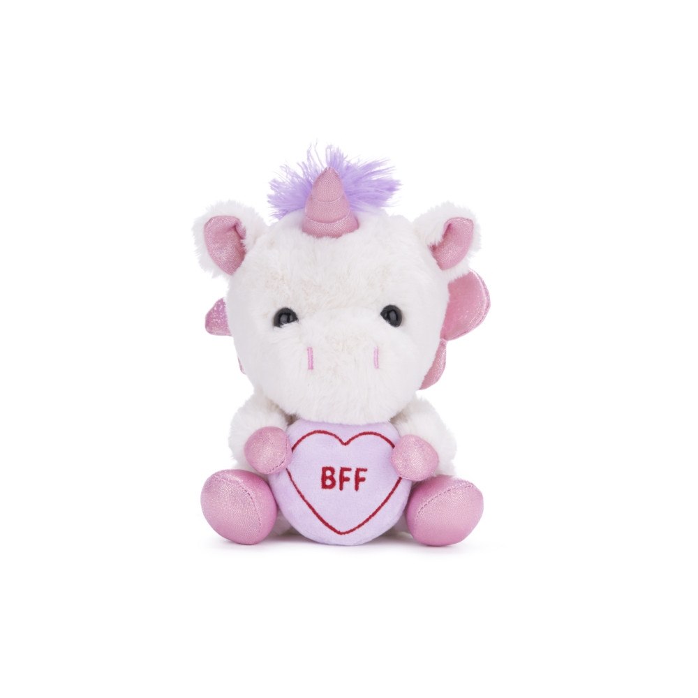 POSH PAWS INTERNATIONAL Love Hearts 7" Unicorn Bff Plush Gift