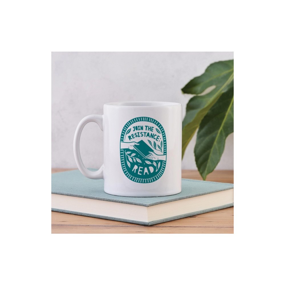 BOOKISHLY Join the Resistance. Read. - Literary Mug