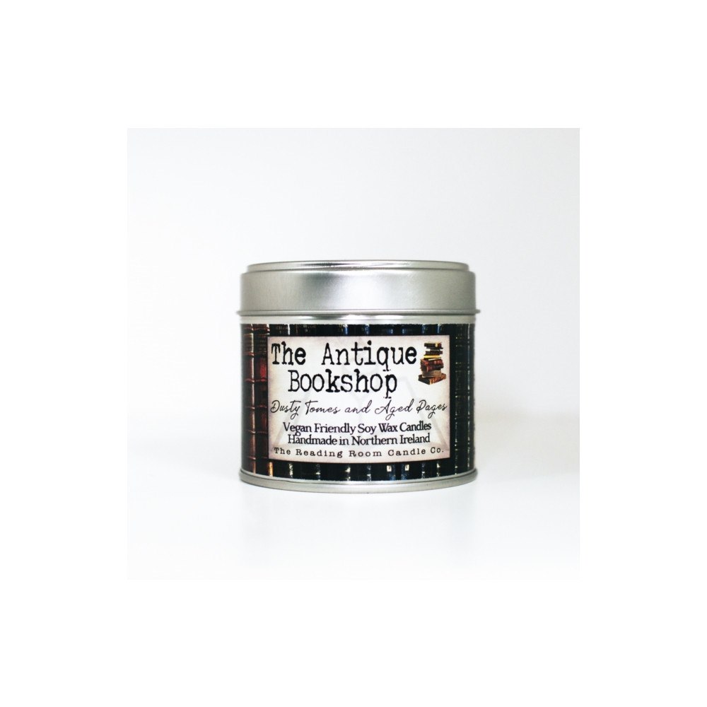 THE CANDLE ROOMS Antique Bookshop- Scented Soy Candle- Dusty Tomes and Aged Pages