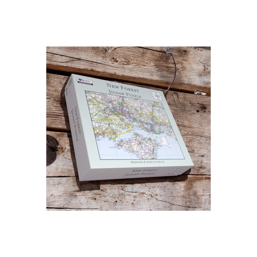 The Sugar Shed OS Map 500 Piece Premium Jigsaw Puzzle - New Forest National Park