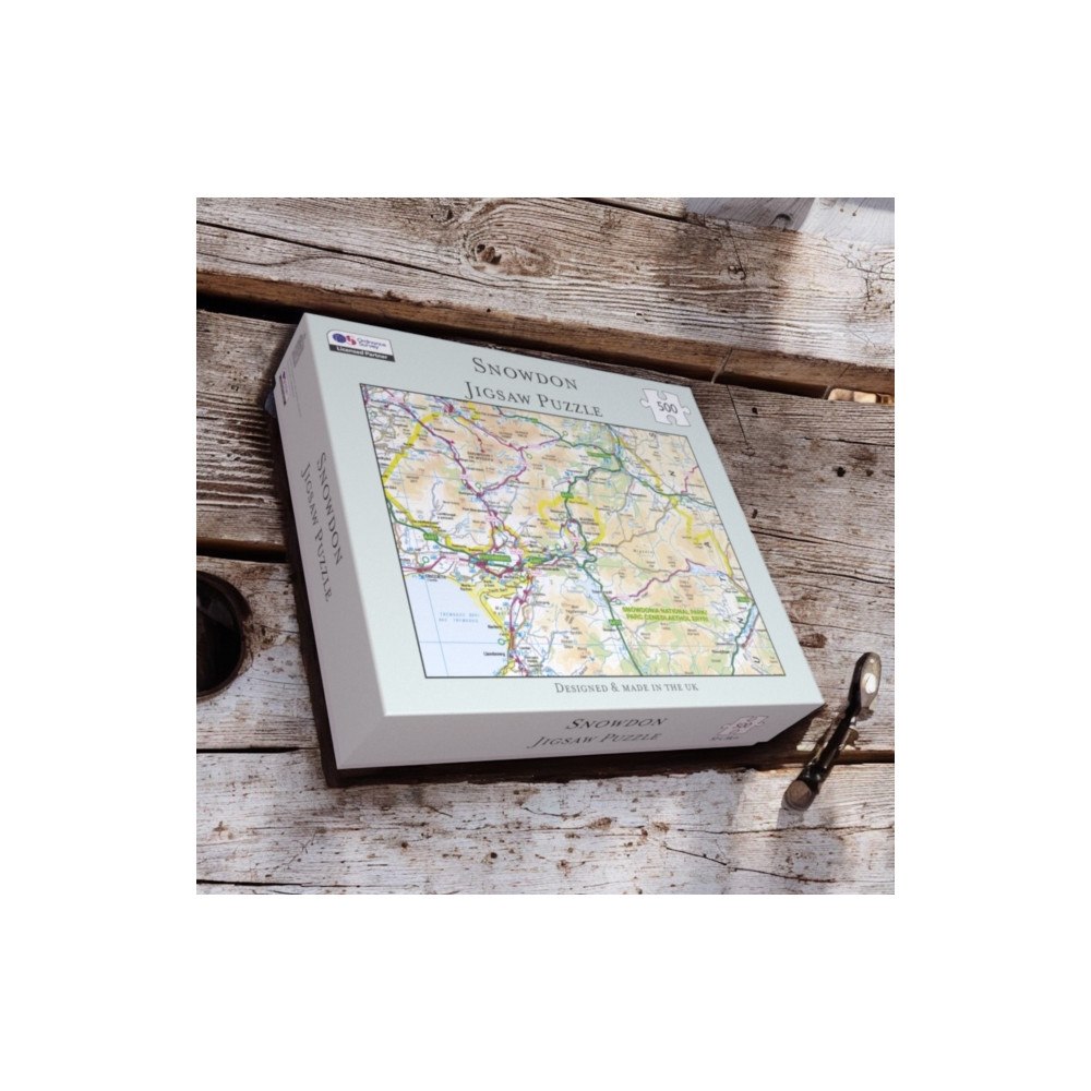 The Sugar Shed OS Map 500 Piece Premium Jigsaw Puzzle - Snowdonia National Park