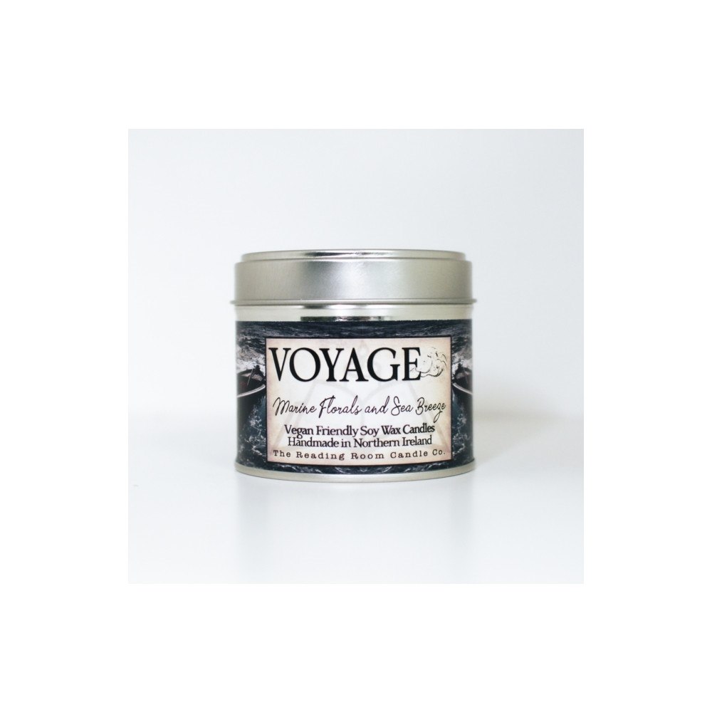 THE CANDLE ROOMS Voyage- Scented Soy Candle- Marine Florals and Sea Breeze