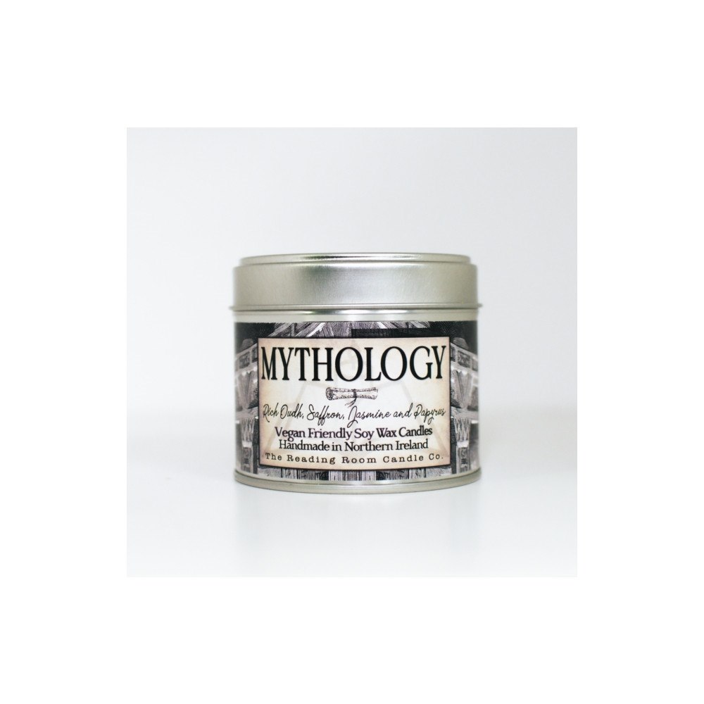 THE CANDLE ROOMS Mythology- Scented Soy Candle- Rich oudh, Saffron, Jasmine and Papyrus