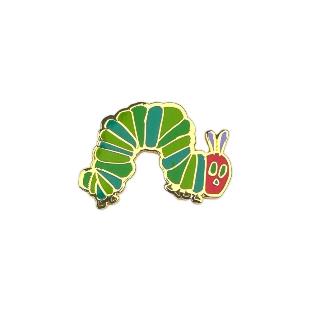 Pawprint Family Caterpillar Pin Badge