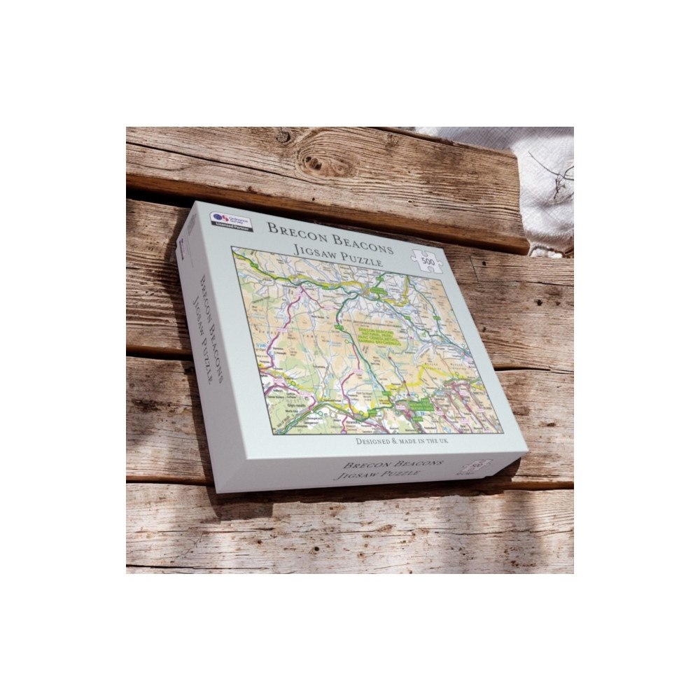 The Sugar Shed OS Map 500 Piece Premium Jigsaw Puzzle - Brecon Beacons National Park
