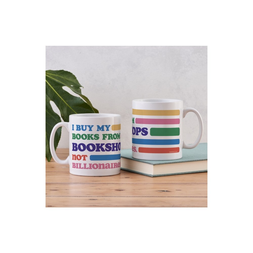 BOOKISHLY Bookshops Not Billionaires Mug