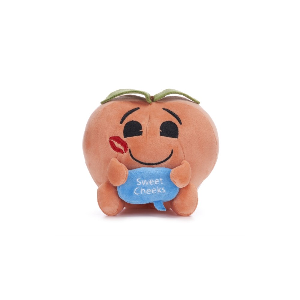 POSH PAWS INTERNATIONAL 7" Peach Emoji Plush Gift