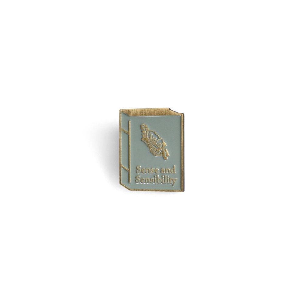 Half Moon Bay Pin Badge - Pulteney Press (Jane Austen)
