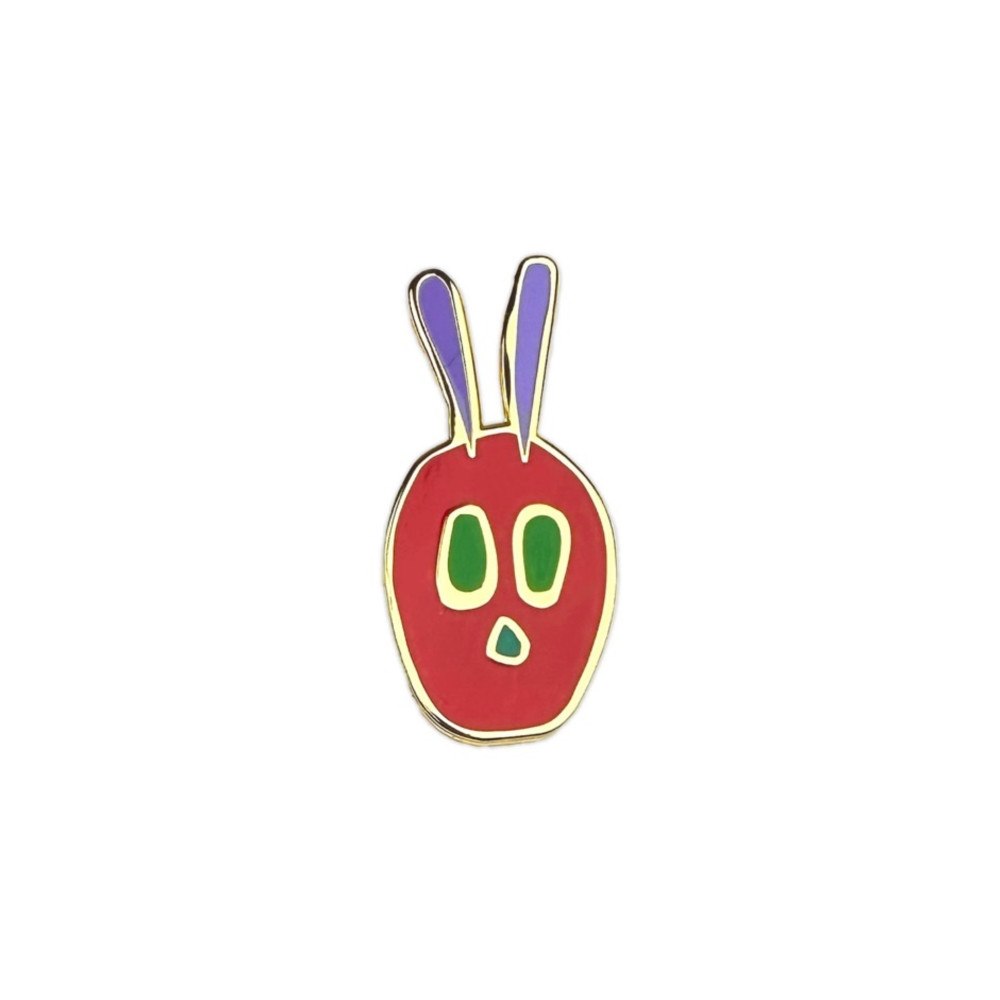 Pawprint Family Caterpillar Head Pin Badge